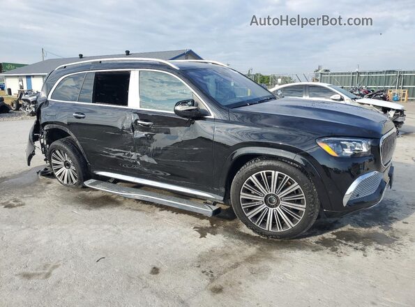 4JGFF8HB3PB014370 2023 MERCEDES-BENZ GLS Черный Передняя правая четверть
