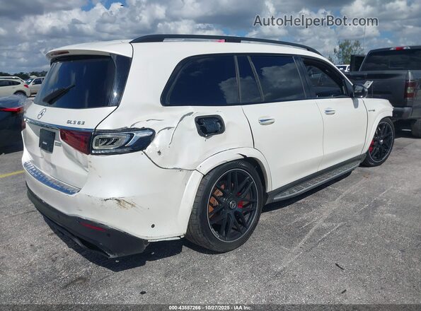 4JGFF8KE1NA820469 2022 MERCEDES-BENZ AMG GLS 63 Белый Задняя правая четверть