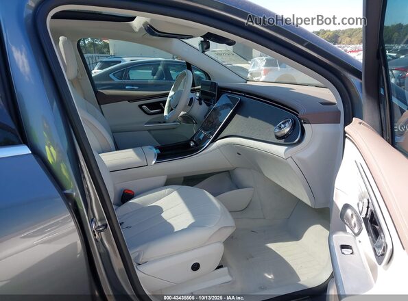 4JGGM2BB5PA025277 2023 MERCEDES-BENZ EQE 350+ SUV Gray Widok wnętrza z przodu
