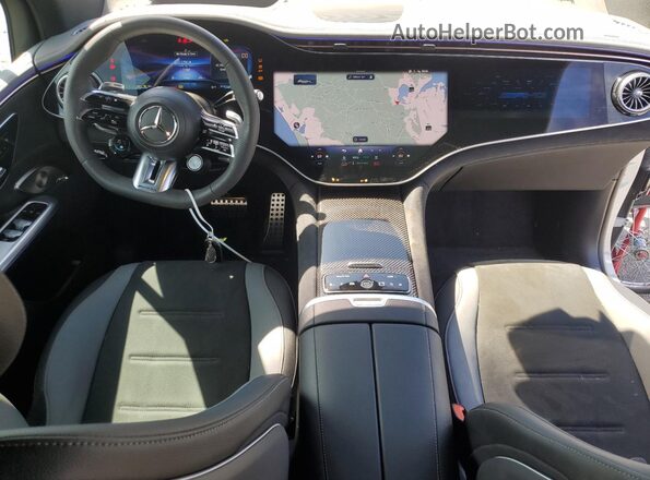 4JGGM5DB4RA001537 2024 MERCEDES-BENZ EQE Gray Առջևի վահանակի տեսք