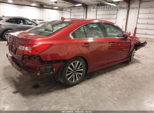 4S3BNAC66J3027249 2018 SUBARU LEGACY Красный Задняя правая четверть