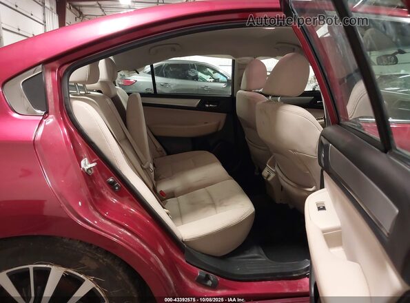 4S3BNAC66J3027249 2018 SUBARU LEGACY Красный Вид наклейки с VIN-кодом