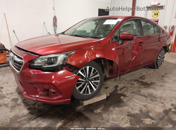 4S3BNAC66J3027249 2018 SUBARU LEGACY Красный Передняя левая четверть