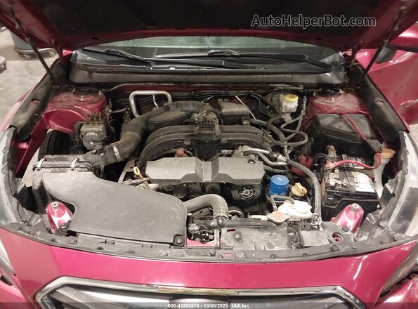 4S3BNAC66J3027249 2018 SUBARU LEGACY Красный Вид сзади