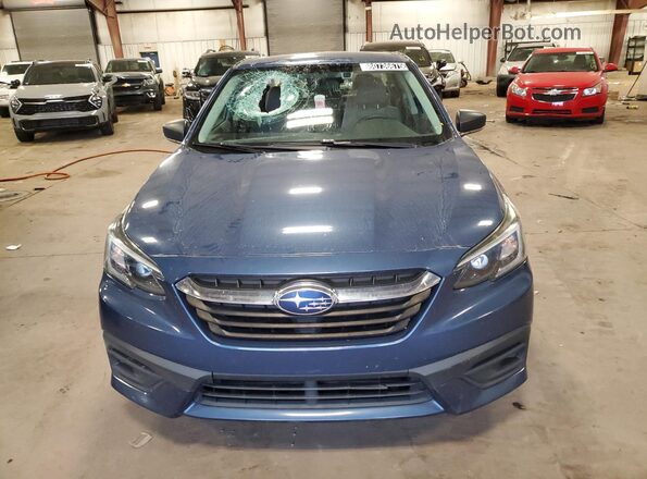 4S3BWAA60L3032935 2020 SUBARU LEGACY Blue Front view