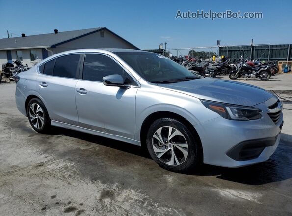 4S3BWAC62L3021884 2020 SUBARU LEGACY Silver Front right