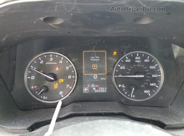 4S3BWAC64L3008490 2020 SUBARU LEGACY Blue Вид щитка приладів