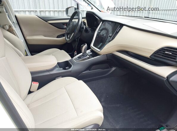 4S3BWAD62N3028643 2022 SUBARU LEGACY White Вид салону спереду
