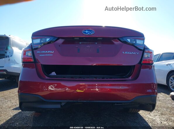 4S3BWAD62S3019159 2025 SUBARU LEGACY Red 