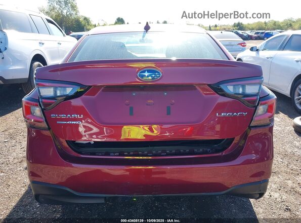 4S3BWAD62S3019159 2025 SUBARU LEGACY Red 
