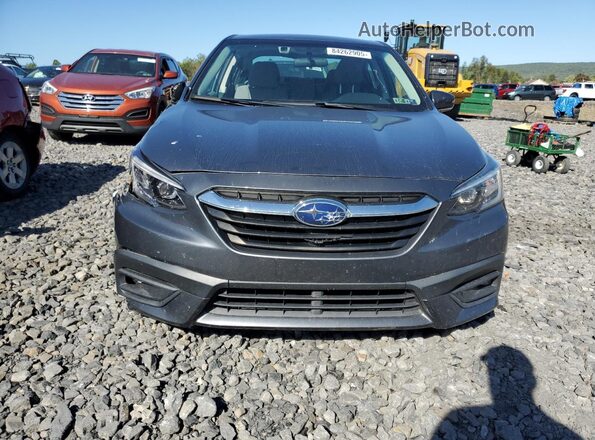 4S3BWAD69M3004385 2021 SUBARU LEGACY Charcoal Front view