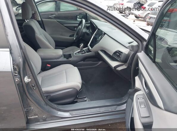 4S3BWAF60N3011224 2022 SUBARU LEGACY Gray Widok wnętrza z przodu