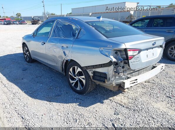 4S3BWAF67M3013535 2021 SUBARU LEGACY Silver Trasero izquierdo