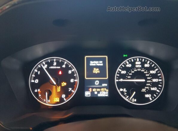 4S3BWAF67R3003272 2024 SUBARU LEGACY Gray Вид щитка приладів