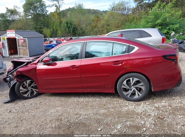 4S3BWAF69N3019063 2022 SUBARU LEGACY Red Սալոնի 360 աստիճան տեսք