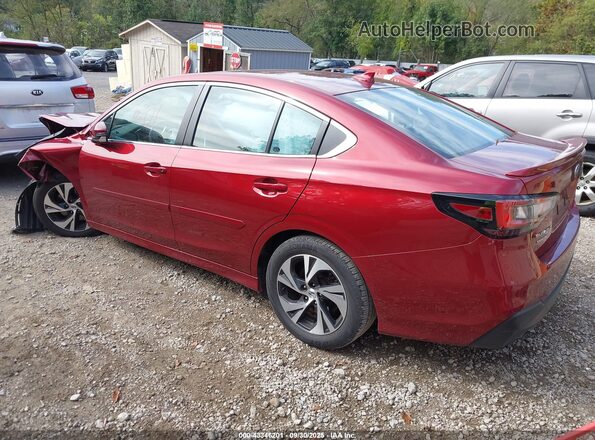 4S3BWAF69N3019063 2022 SUBARU LEGACY Red Հետևի ձախ