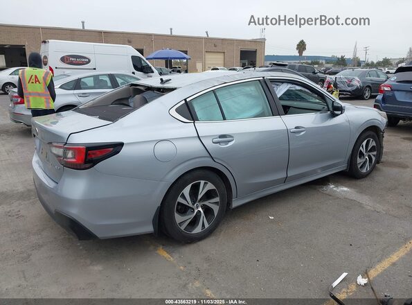 4S3BWAF6XM3012573 2021 SUBARU LEGACY Серебряный Задняя правая четверть