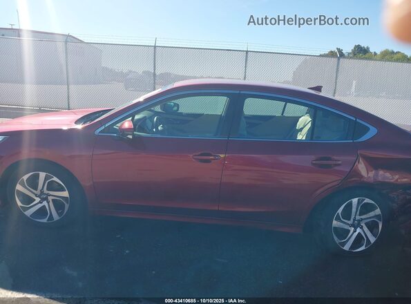 4S3BWAM62N3019537 2022 SUBARU LEGACY Red Սալոնի 360 աստիճան տեսք