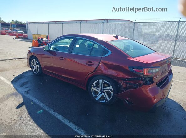 4S3BWAM62N3019537 2022 SUBARU LEGACY Red Հետևի ձախ