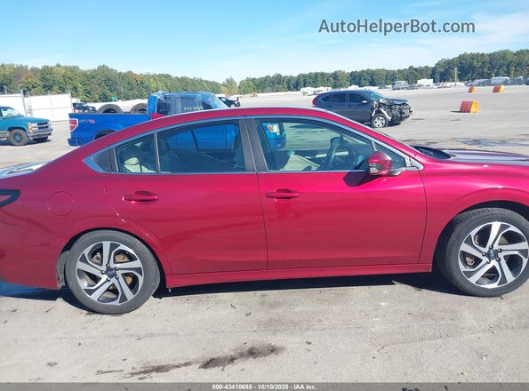 4S3BWAM62N3019537 2022 SUBARU LEGACY Red Սալոնի հետևի տեսք