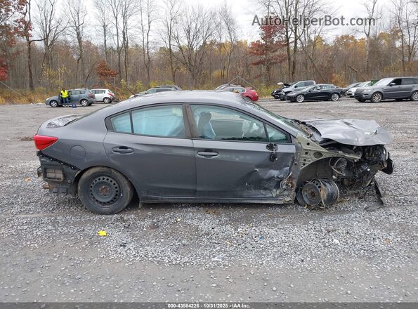 4S3GKAA63M1601906 2021 SUBARU IMPREZA Gray Widok wnętrza z tyłu