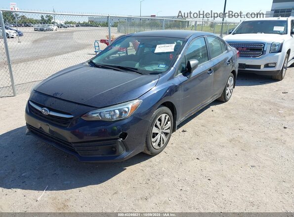 4S3GKAB60L3603470 2020 SUBARU IMPREZA Синий Передняя левая четверть