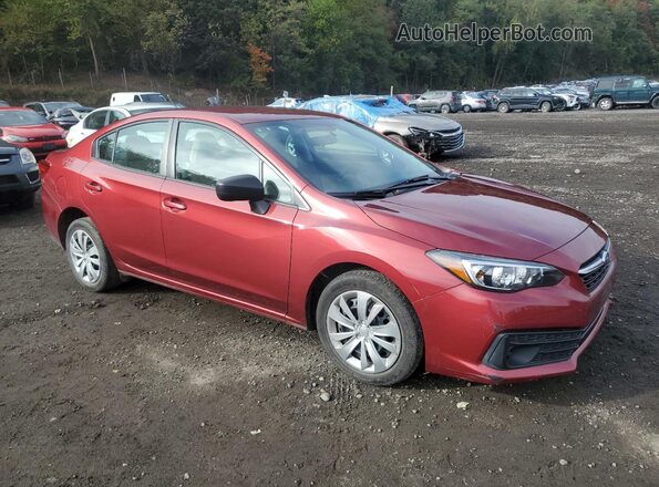 4S3GKAB65L3601794 2020 SUBARU IMPREZA Красный Передняя правая четверть