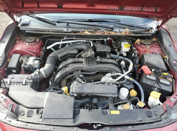 4S3GKAB65L3601794 2020 SUBARU IMPREZA Красный Вид задней части салона