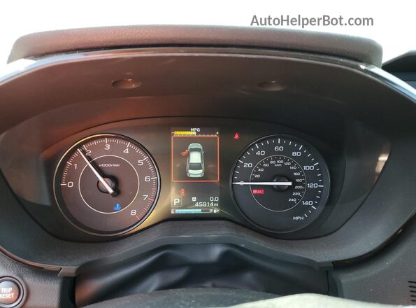 4S3GKAB65L3610088 2020 SUBARU IMPREZA Белый Вид щитка приборов