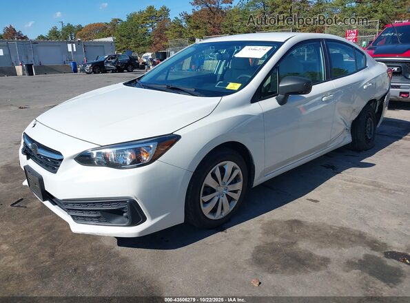 4S3GKAB67L3604986 2020 SUBARU IMPREZA White Vista tres cuartos delantera izquierda