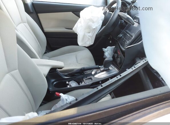 4S3GKAB67L3615499 2020 SUBARU IMPREZA White წინა სალონის ხედი