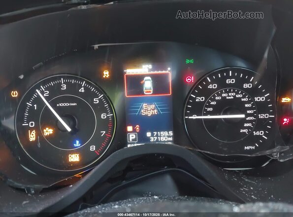 4S3GKAB67L3615499 2020 SUBARU IMPREZA White უკანა სავარძლების ხედი