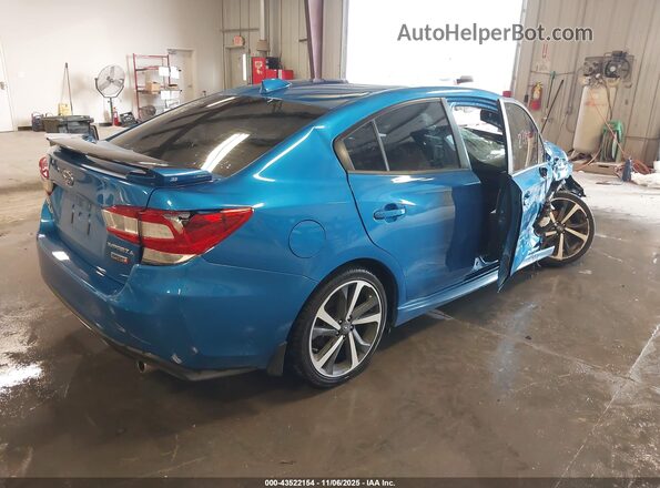 4S3GKAL65N3608150 2022 SUBARU IMPREZA Blue Trasero derecho