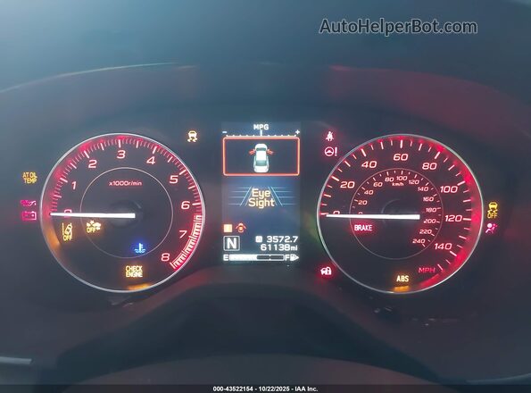 4S3GKAL65N3608150 2022 SUBARU IMPREZA Blue Vista de los asientos traseros