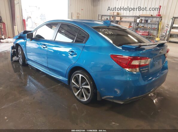 4S3GKAL65N3608150 2022 SUBARU IMPREZA Blue Trasero izquierdo