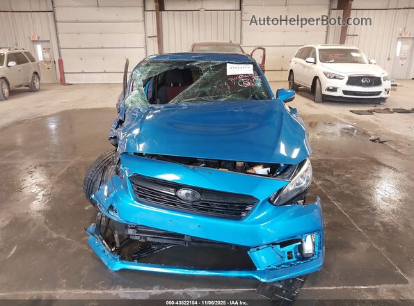 4S3GKAL65N3608150 2022 SUBARU IMPREZA Blue Vista interior trasera
