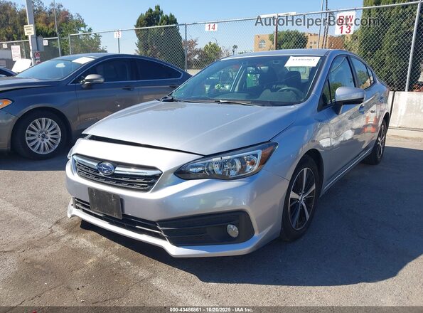 4S3GKAV60N3611101 2022 SUBARU IMPREZA Серебряный Передняя левая четверть