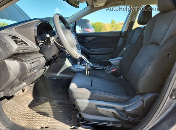 4S3GTAB60L3732368 2020 SUBARU IMPREZA Gray Widok wnętrza z przodu