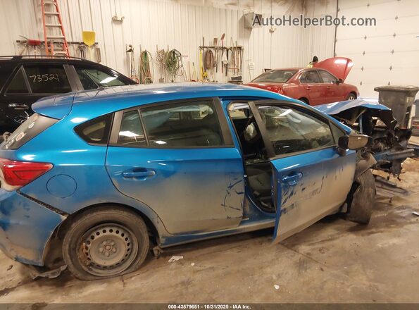 4S3GTAB66N3705355 2022 SUBARU IMPREZA Синий Вид задней части салона