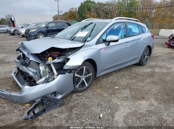 4S3GTAD61P3713752 2023 SUBARU IMPREZA Серебряный Передняя левая четверть
