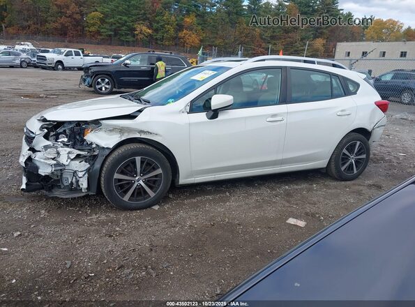 4S3GTAD62M3709964 2021 SUBARU IMPREZA White Սալոնի 360 աստիճան տեսք