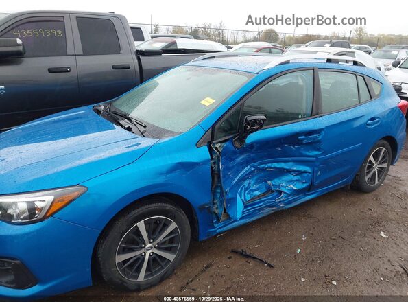 4S3GTAD64L3712329 2020 SUBARU IMPREZA Blue Widok z przodu