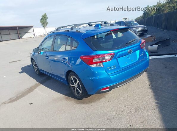 4S3GTAD67L3707464 2020 SUBARU IMPREZA Blue Rear left