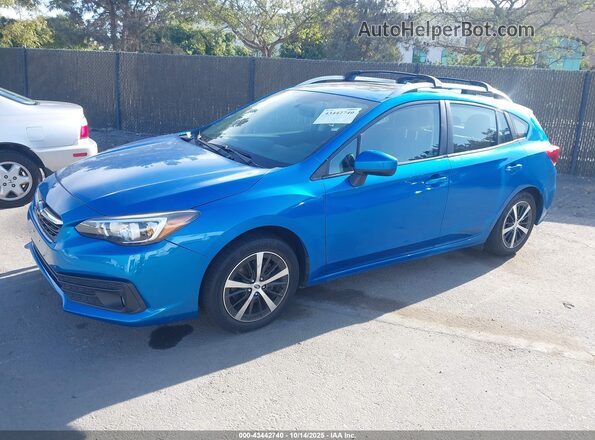 4S3GTAD67L3707464 2020 SUBARU IMPREZA Blue Front left