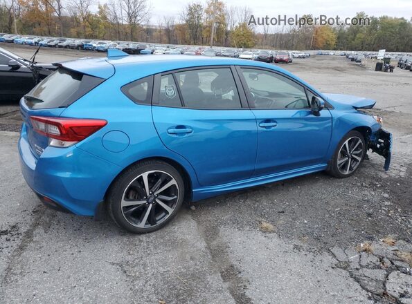 4S3GTAL62N3701804 2022 SUBARU IMPREZA Blue Հետևի աջ