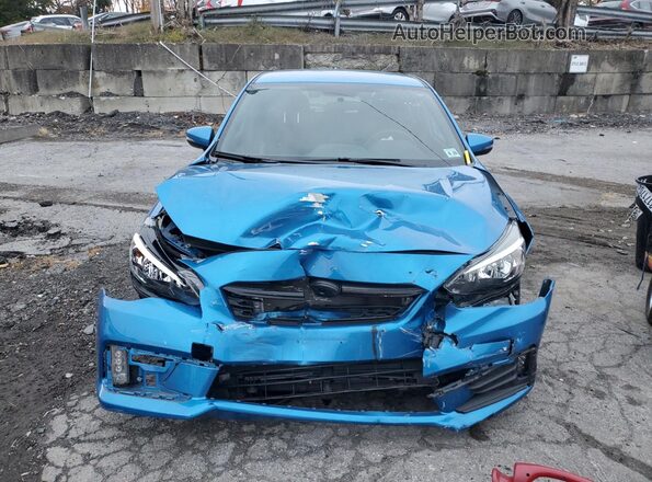 4S3GTAL62N3701804 2022 SUBARU IMPREZA Blue Դիմացի տեսք