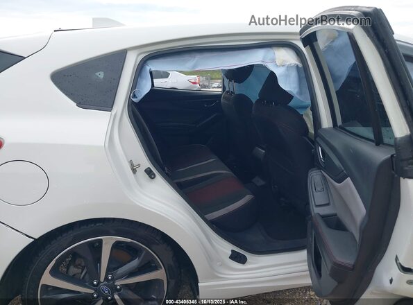 4S3GTAM61L3706987 2020 SUBARU IMPREZA White VIN კოდის სტიკერის ხედი
