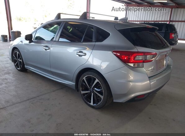 4S3GTAM65N3721480 2022 SUBARU IMPREZA Silver Rear left