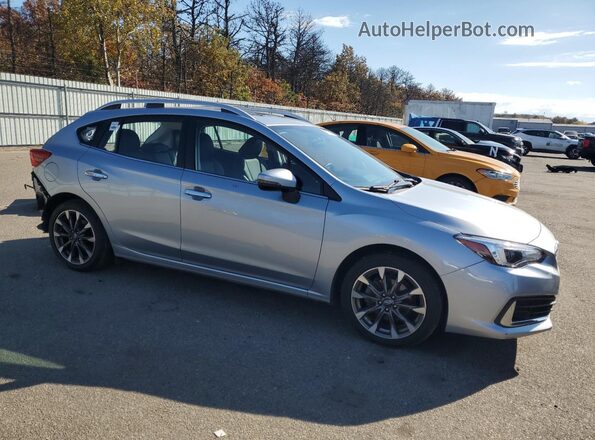 4S3GTAU63M3709343 2021 SUBARU IMPREZA Silver Передня права чверть