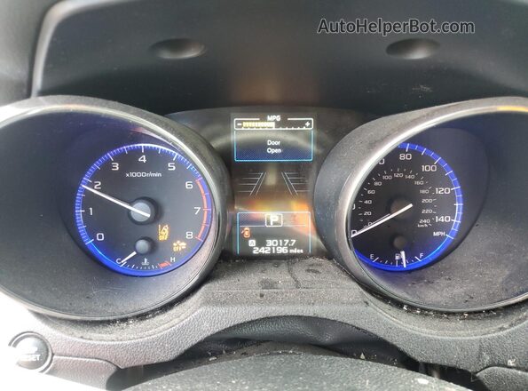 4S4BSAFC4G3266412 2016 SUBARU OUTBACK Серебряный Вид щитка приборов